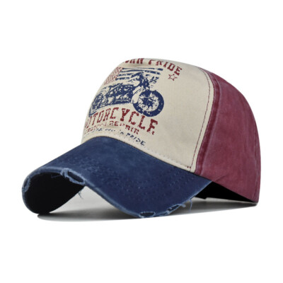 Fashion Women Korean Worn Outdoor Denim Hats Cotton Washed Baseball Cap for Men