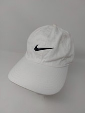 Nike Youth Kids Strap Back Dad Hat White Cap CI2961-100