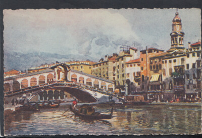 Italy Postcard - Venice - Venezia - Rialto Bridge    RS14833