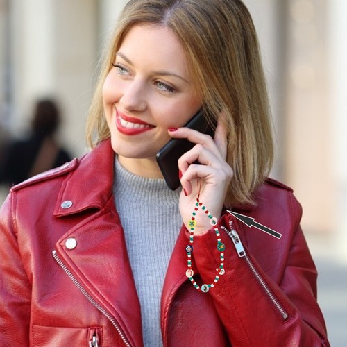 Santa Claus Mobiltelefonlink Entzückende Telefonkette Handyanhänger - 第 10/12 張圖片