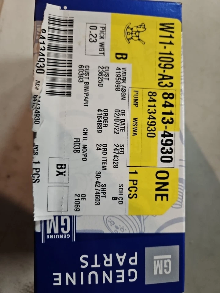 НОВЫЙ GM 84134930 НАСОС ОМЫВАТЕЛЯ ЛОБОВОГО СТЕКЛА для 11-17 Chevy Equinox/GMC Terrain  - Изображение 2 из 4