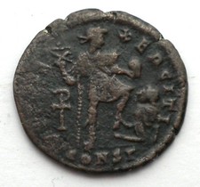 ROMAN IMPERIAL, ARCADIUS 383-388 AD VIRTVS EXERCITI AE 23mm 4.4g Copper. OO11.4