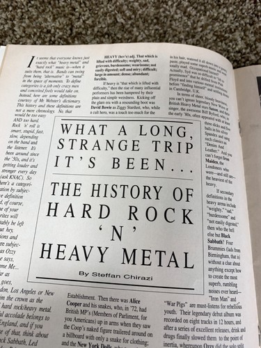 KNAC 105.5 Pure Rock 6th Anniversary Southern Ca Radio Magazine 1992 Heavy Metal - Picture 7 of 8