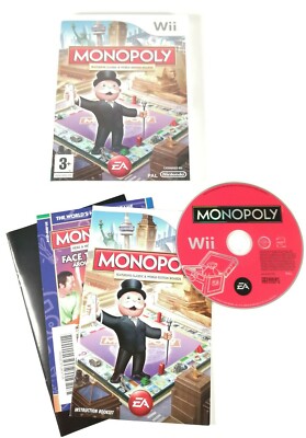 Monopoly - Nintendo Wii Spiel - 2008 komplett mit Anleitung