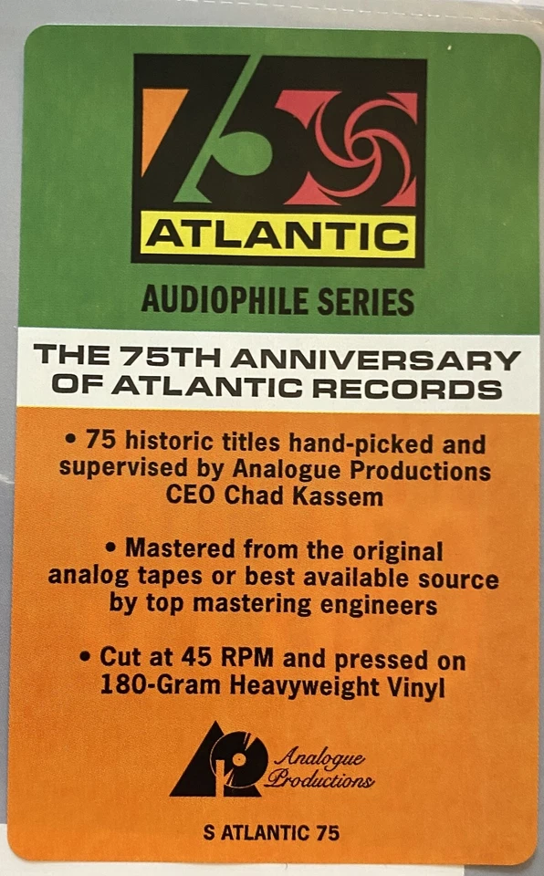 Analogue Milt Jackson And John Coltrane Bags and Trane Vinyl Reissue New Sealed - Image 3 of 4