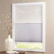 HDC Cut-to-Size White Cordless Blackout UV Protection Cellular Shades 17 x 64 in
