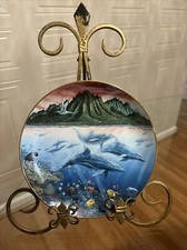 Danbury Mint Hawaiian Muses Robert Nelson 1991 Underwater Paradise 8" Plate NEW