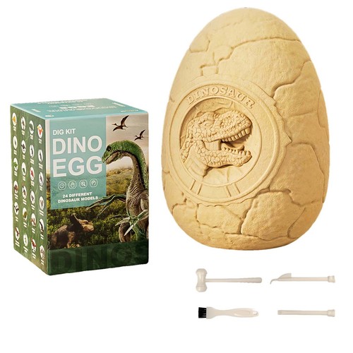 Kit Uovo Dinosauro Scavo Giocattolo Novità Scienza Attività Educativa per Bambini - Foto 3 di 27