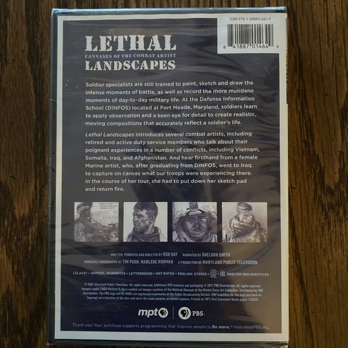 Lethal Landscapes: Canvases of the Combat Artist (DVD, 2011) RARE PBS BRAND NEW - Bild 2 von 2