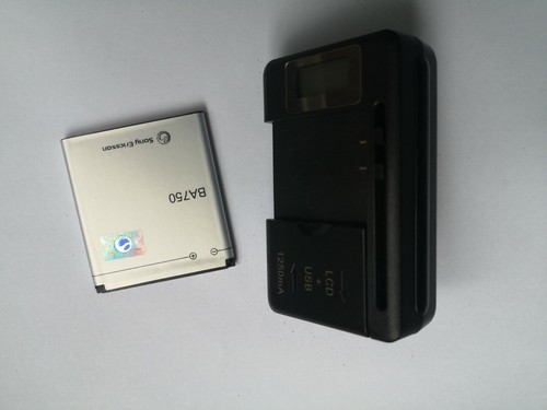 Sony BA750 battery + Universal LCD charger for Sony Xperia Arc S LT15i X12 LT18i - 第 10/12 張圖片