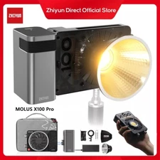 ZHIYUN MOLUS X100 Pro 100W Pocket COB LED Video Light Bi-Color 2700K-6500K
