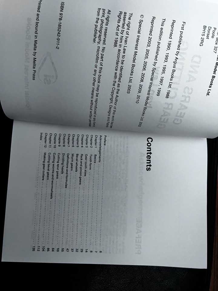 Gears and Gear Cutting Practice) by Law, Ivan R. Paperback