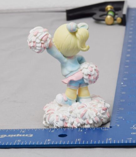 Precious Moments "You're #1" Figurina Ragazza Pom Poms Resina - Foto 3 di 7