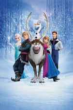 UNFRAMED Frozen Movie Poster Prints Canvas Print Decor C