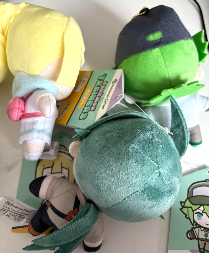 Pokemon TRAINERS Lillie N Rika Plush Mascot Doll Set of 3 Japan