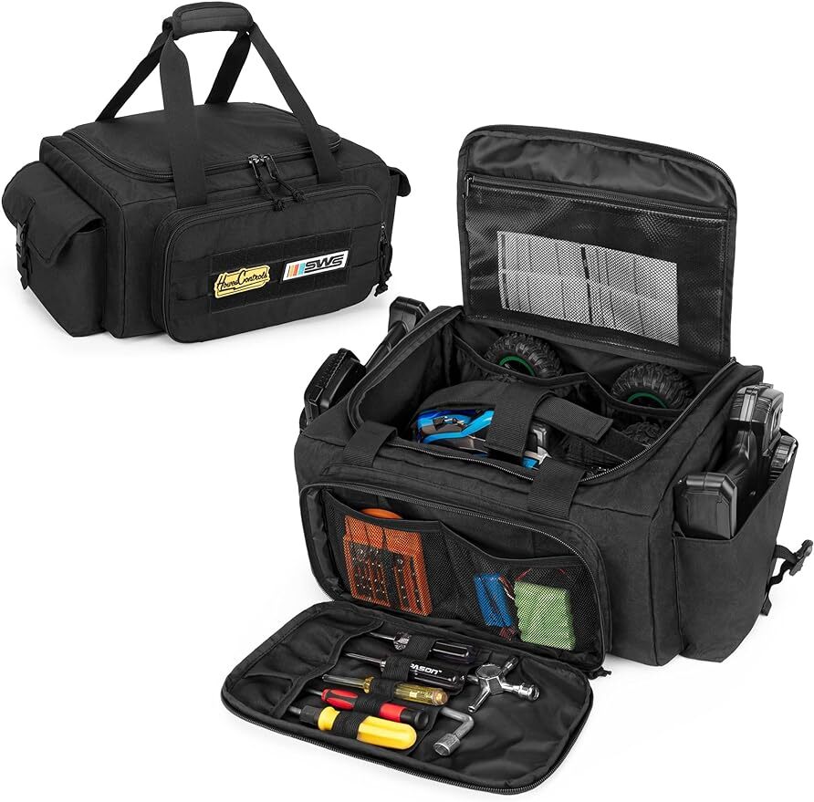 Storage Bag 1/14, 1/16, 1/18 Rc Carry Bag Carrying Case With Tool Pockets
