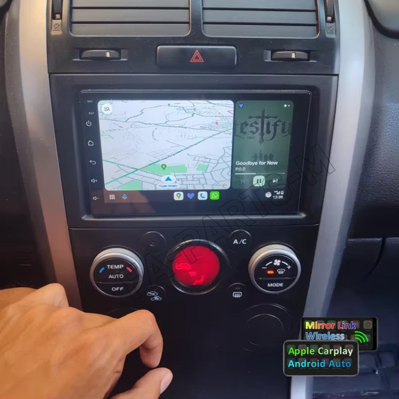 9" CarPlay Android Car Radio For Suzuki Grand Vitara 2005-2015 GPS Navi WIFI BT - Изображение 2 из 4