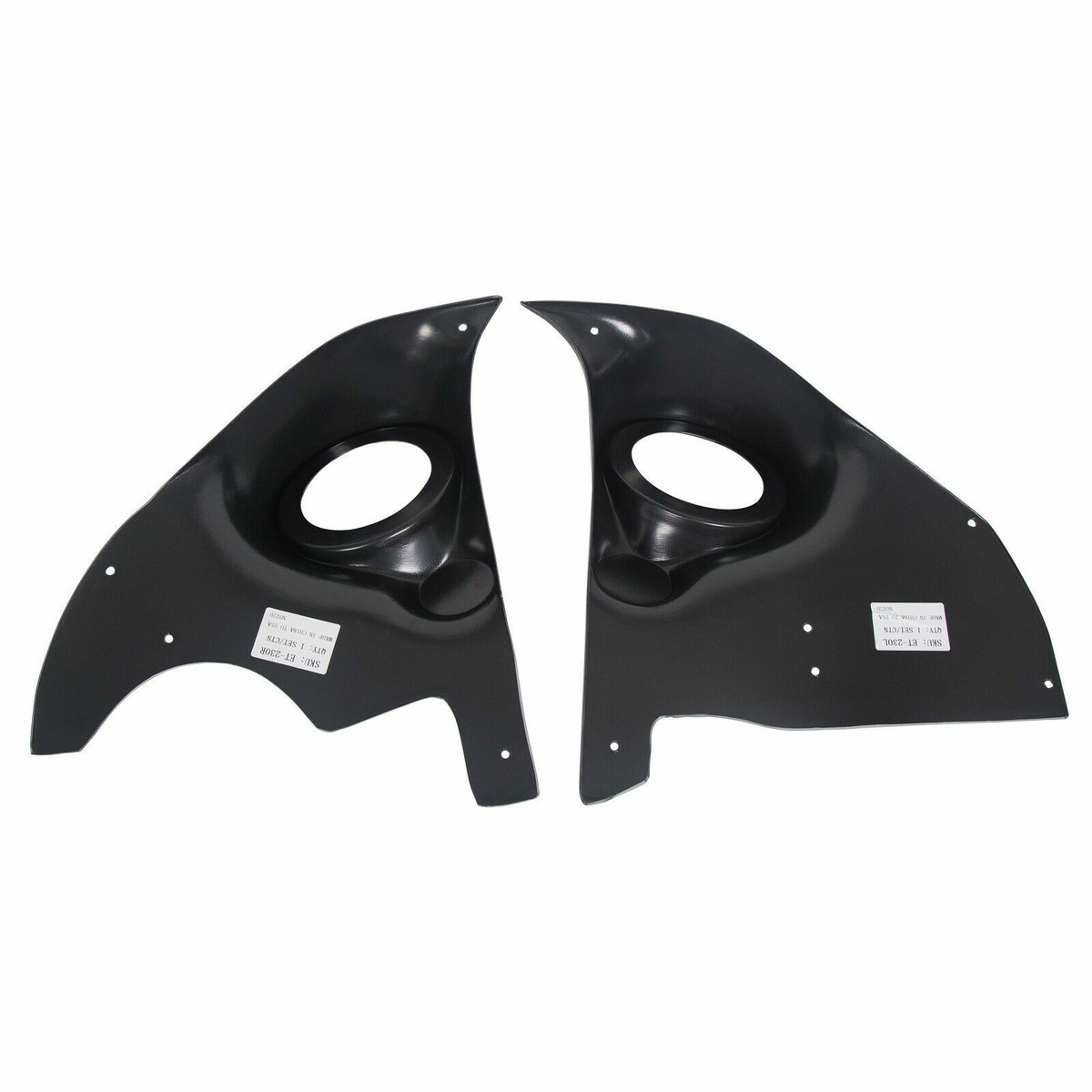 Black Speaker Kick Panels For 1973-1987 Chevy GMC Pickup, Blazer, Suburban-974181