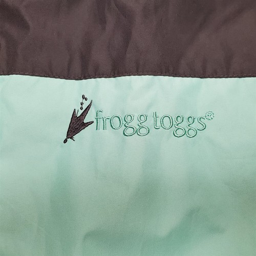 Frogg Toggs Jacket Mens Small Green Rain Coat Long Sleeve Lightweight Outdoors - Picture 4 of 9