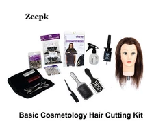 ZEEPK BASIC STUDENT BEGINNER COSMETOLOGY SALON HAIR CUTTING KIT TOOLS USA