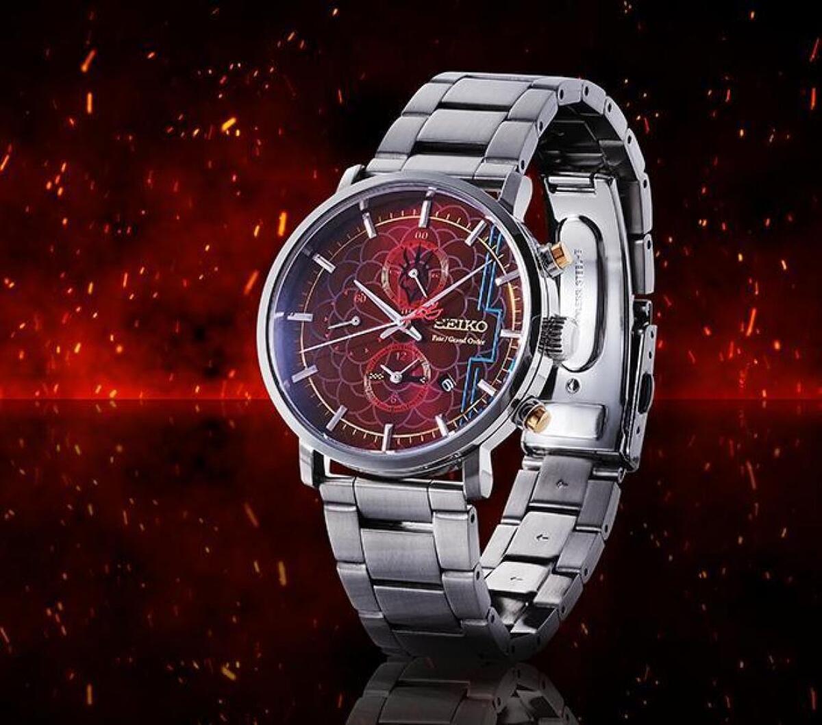 Seiko Fate Grand Order Saber Senji Muramasa Model Watch Seiko Fate Grand Order Saber Senji Muramasa Model Watch