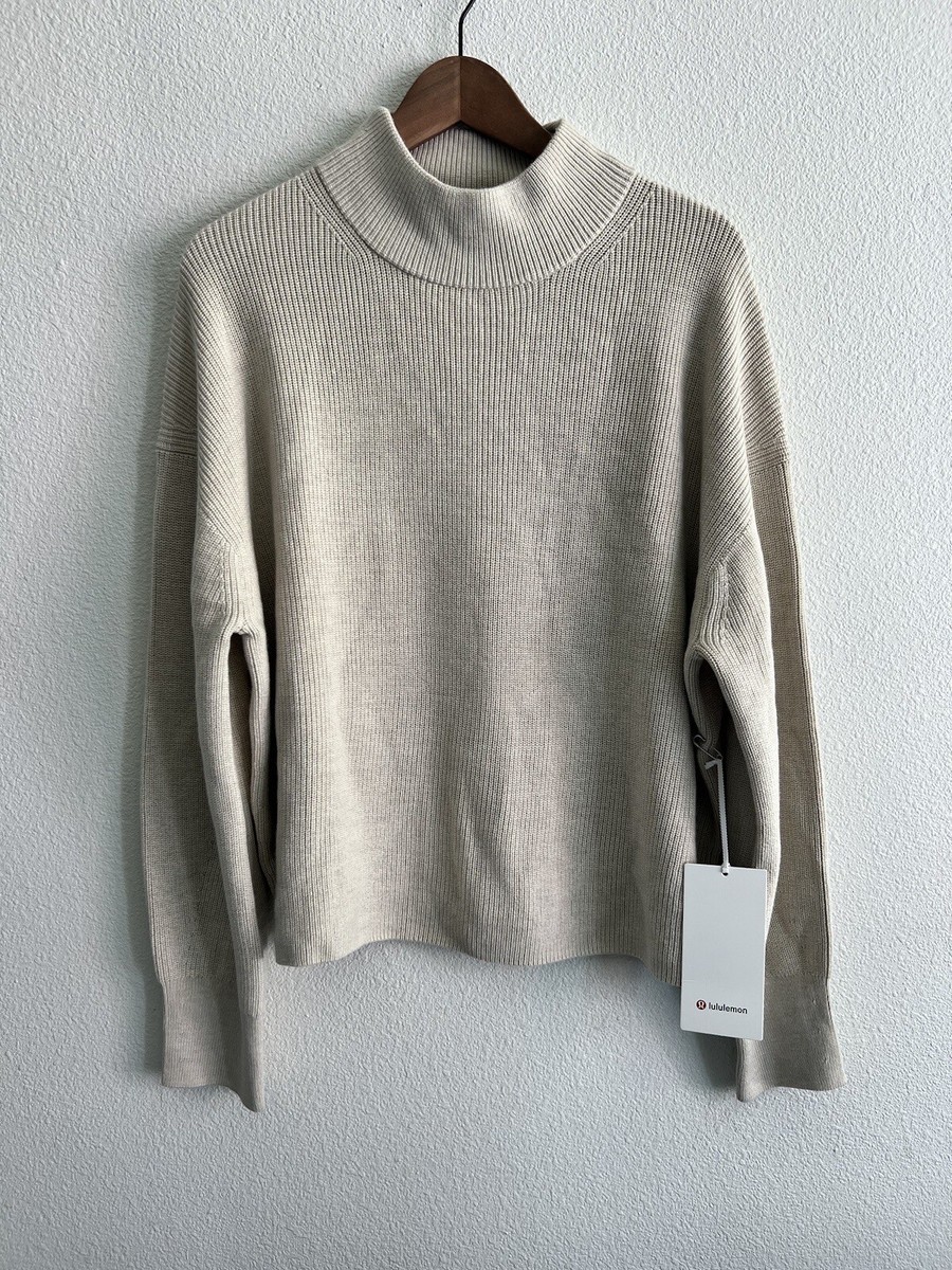 Lululemon Merino Wool-Blend Ribbed Turtleneck Sweater