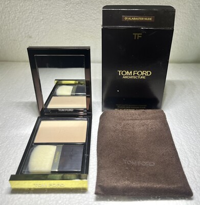 Tom Ford  01 Alabaster Nude  Soft Matte Blurring Powder-0.31 Oz 9g-New In Box!