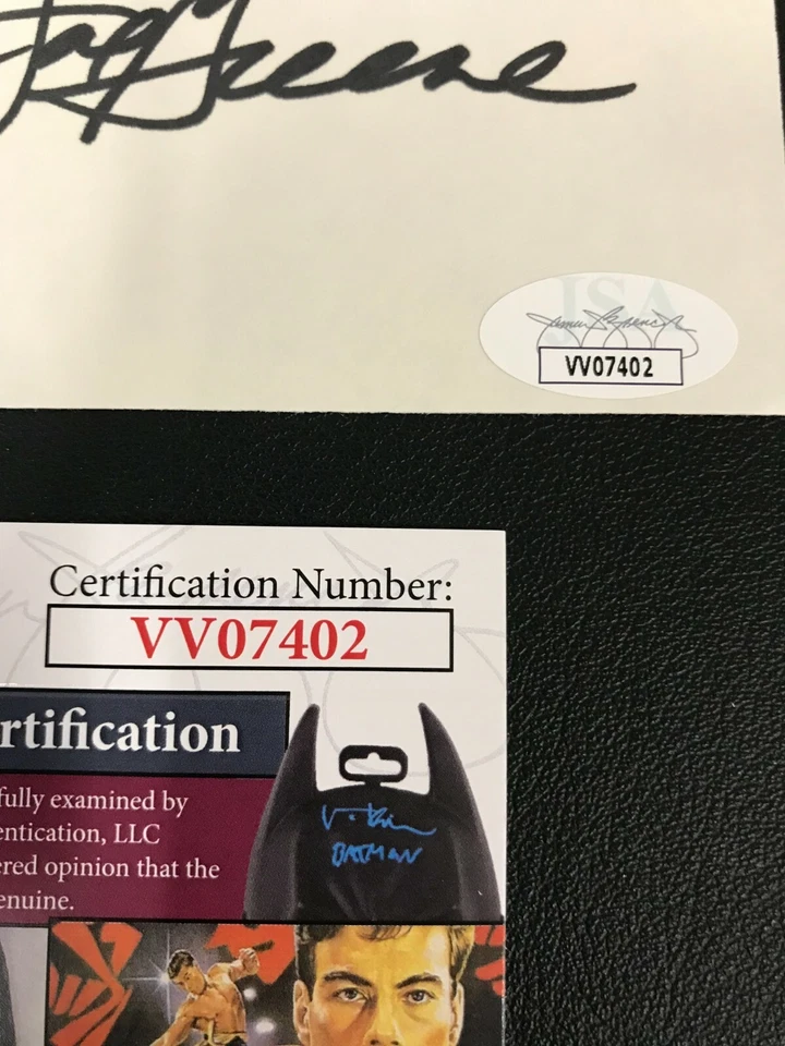 Joe Greene Pittsburgh Steelers HOF JSA Certified Autograph 3x5 Index Card Signed - Image 4 of 4