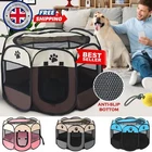 Soft Fabric Portable Dog Playpen Pet Play Pen Large Cat Puppy Cage Tent Crate