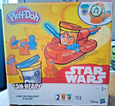 PlayDoh Luke Skywalker & R2D2  Star Wars Can Heads - Brand New Play Doh