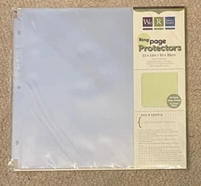 Pack of 9 We R Memory Keeper 12x12 Ring Page Protectors Item #50070-4