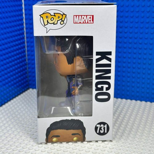 Funko POP! Marvel Eternals 731 Kingo EE esclusiva Bobble-Head NUOVO - Foto 2 di 4