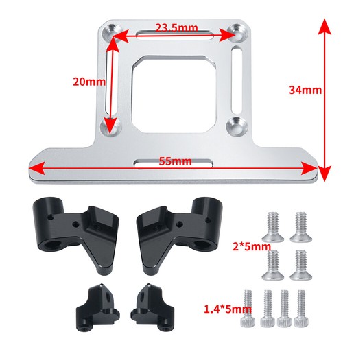 CNC Front Mount ESC Set Upgrade Parts for RC 1/24 SCX24 Crawler Car - Picture 10 of 10