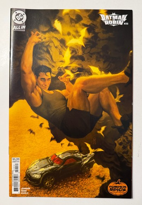 #ad Batman and Robin #25 Miguel Mercado cover D Pumpkin Spicy variant 2025 Nightwing $14.99