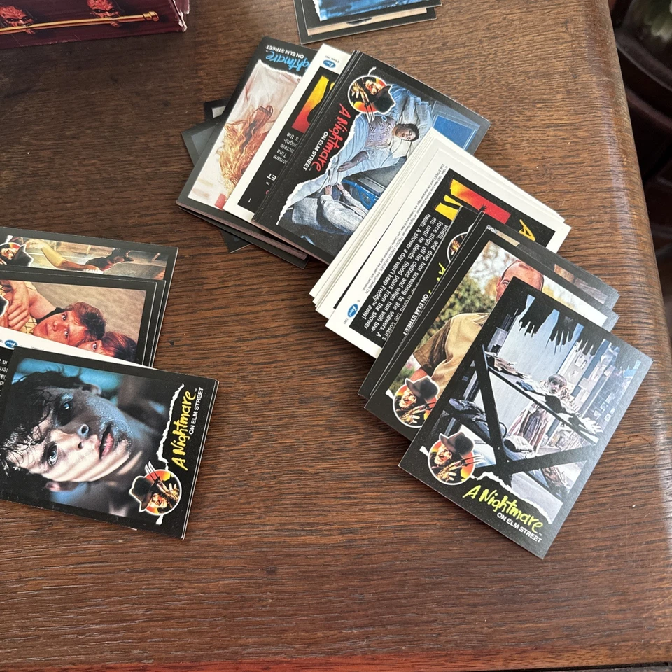 Juego de tarjetas de coleccionista Impel Pesadilla en Elm Street CAJA ABIERTA de fábrica Foto 3 de 4