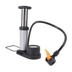 Silver Bike Pump Miniture Bike Foot Pump Tire Inflator For Electric Bike Mot GF