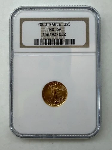 2000 1/10 oz American Gold Eagle NGC MS 69