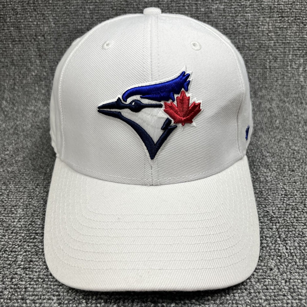 Toronto Blue Jays '47 Brand MVP Hat White Adjustable Strapback MLB Baseball Cap
