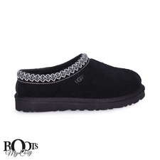 UGG TASMAN BLACK SHEEPSKIN WOMEN'S SLIPPERS SIZE 8/UK 6.5/EU 39 NEW