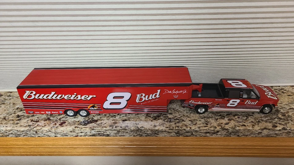 Remolque Budweiser Hauler 2002 1:24 Dale Earnhardt Jr doble cabina y remolque de exhibición 1/24 Foto 2 de 2
