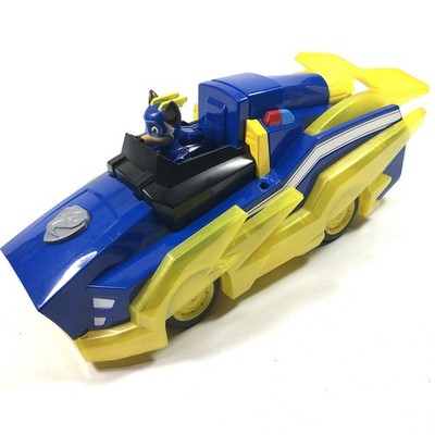 Paw Patrol Mighty Pups Chase Figure Charged Up Transforming Vehicle Lights Sound