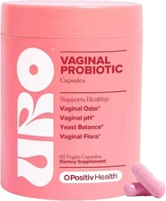 URO O Positiv Vaginal Probiotics 60 COUNT Women pH