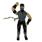 Vintage 1993 Hasbro G.I. Joe Mortal Combat Ninja Action Figure Black Grey 4"