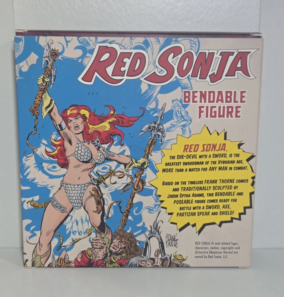 Figura de acción flexible Red Sonja She Devil de 5 pulgadas de NJ Croce Foto 2 de 4