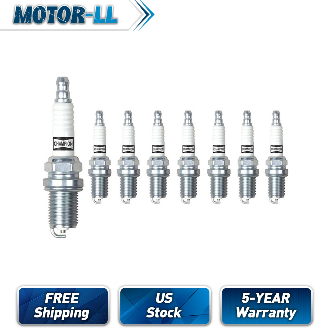 Champion Spark Plug  Spark Plug 8x for 1980 till 1989 Ford B600