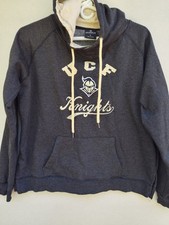 UCF Knights Colosseum Women's Hoodie Dark Gray Yellow Trim Size L