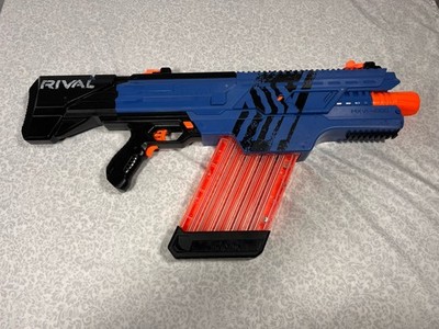 Nerf Blue Rival Electric Gun Blaster Khaos MXVI-4000 W/ Magazine Tested Works