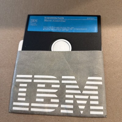 IBM Macro Assembler Version 2.00 Personal Computer Software 5.25''