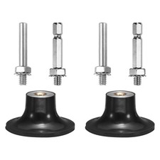 2 Pack 2" Disc Pad Holder Quick Change Disc 1/4" Shank Mandrel Black