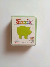Sizzix Originals Die Pig Small Green Die Cardmaking Craft Bigz Die Rare